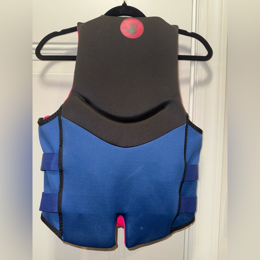 Body Glove Blue and Pink Swim Vest - Picture 4 of 6